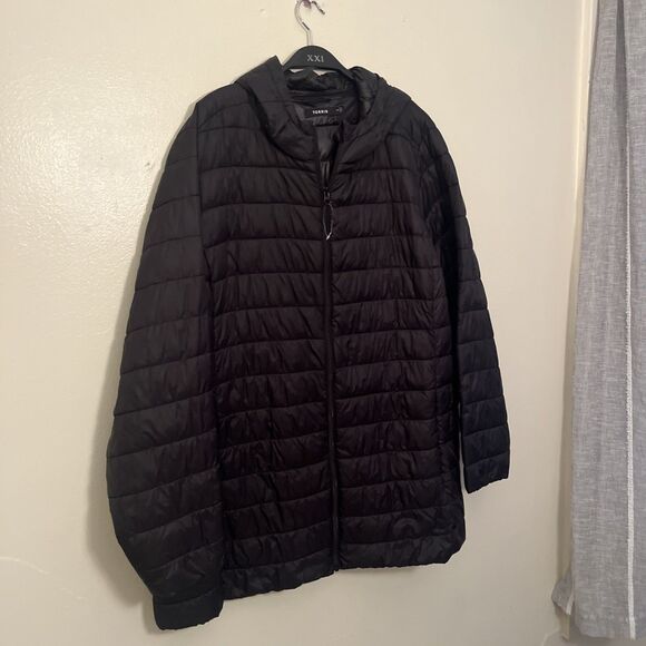 TORRID Packable Puffer Winter Jacket, Deep Black- Size 3 - Picture 4 of 9